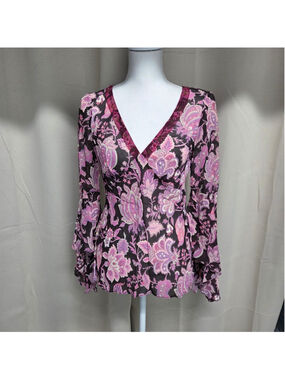 Allen B. By Allen Schwartz Blouse y2k Whimsigoth Fairycore Steampunk Light